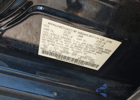 2007 Nissan Maxima 3.5 Sl из США, поврежденный, VIN 1N4BA41EX7C830846